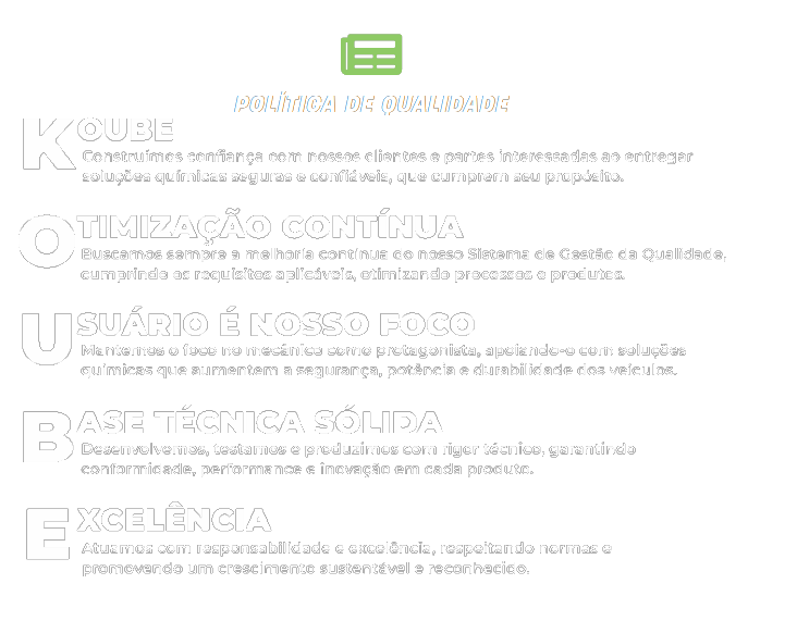 Política de Qualidade Koube